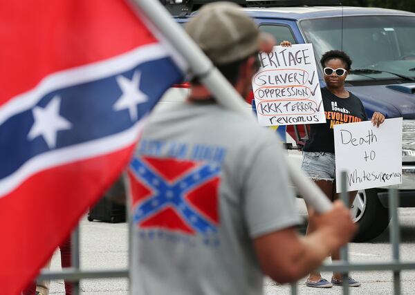 Culture wars have erupted over displays of Confederate flags and historical figures. CURTIS COMPTON / CCOMPTON@AJC.COM