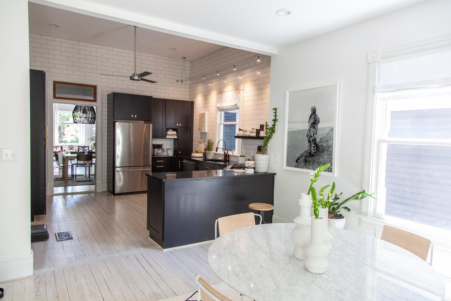 Photos: Grant Park Queen Anne Victorian home’s black-and-white design inspired by Switzerland