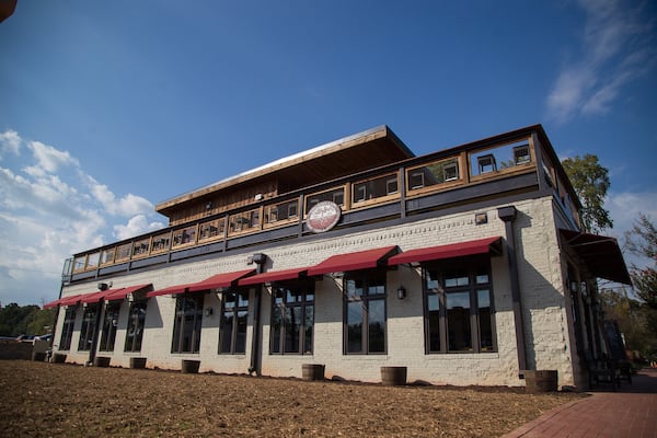  Rootstock and Vine's rooftop offers 360-degree views of downtown Woodstock. Photo by One Love Photography.