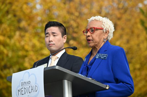 Sen. Gloria Butler of Stone Mountain is the first woman to serve as Democratic leader in the state Senate. (Hyosub Shin / Hyosub.Shin@ajc.com)