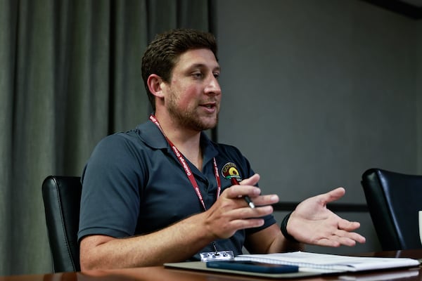 Bradley Saxe, CEO of Mainline Aviation pictured at Godlbergs Group headquarters on Friday, August 5, 2022. (Natrice Miller/natrice.miller@ajc.com)