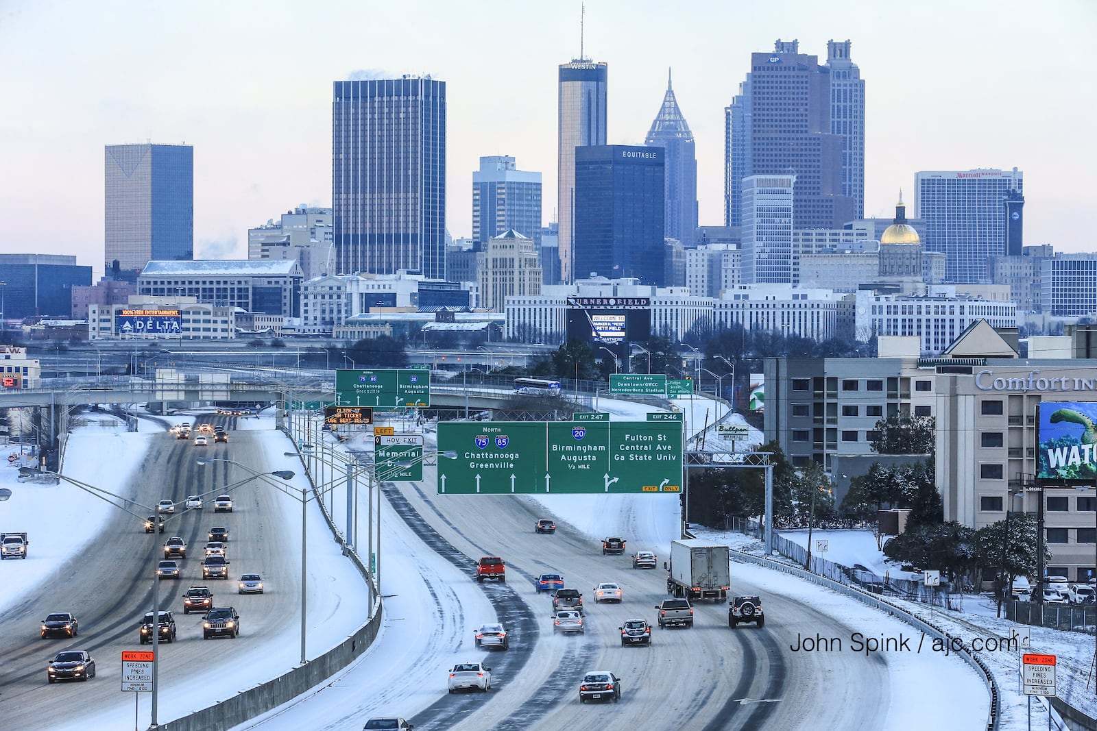 As of Wednesday morning it 16 degrees — and dropping — in Atlanta. It feels like it is zero, Channel 2 Action News reported.