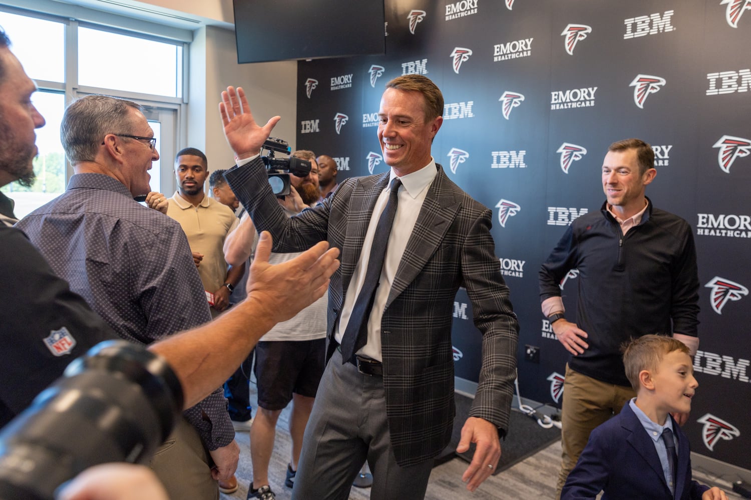 Matt Ryan retirement press conference photo
