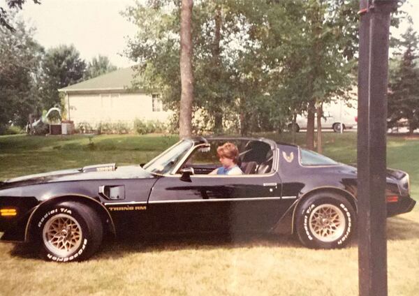 A young Joe Gransden's circa 1988 in his beloved Trans Am.