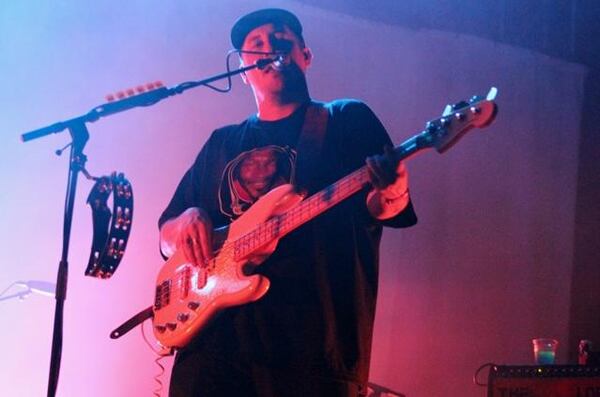 Portgual. The Man played on a very dark stage at Music Midtown. Photo: Melissa Ruggieri/AJC