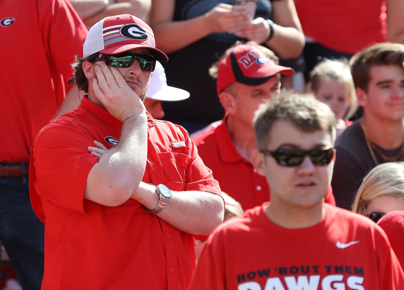 Photos: No. 3 Bulldogs are stunned by South Carolina