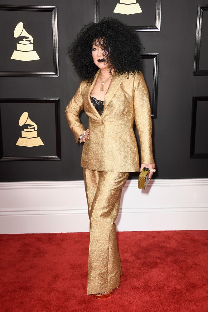 The 59th GRAMMY Awards - Red Carpet