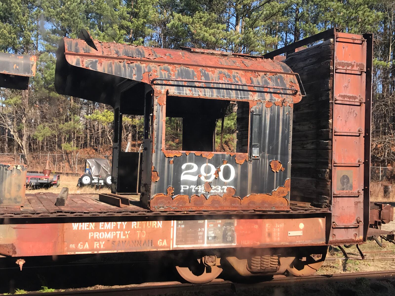 "This is part of engine 290 waiting to be refurbished at the Southeastern Railway Museum in Duluth," wrote Sheila Rotter. "This steam engine was featured in the movie 'Fried Green Tomatoes' in 1991."