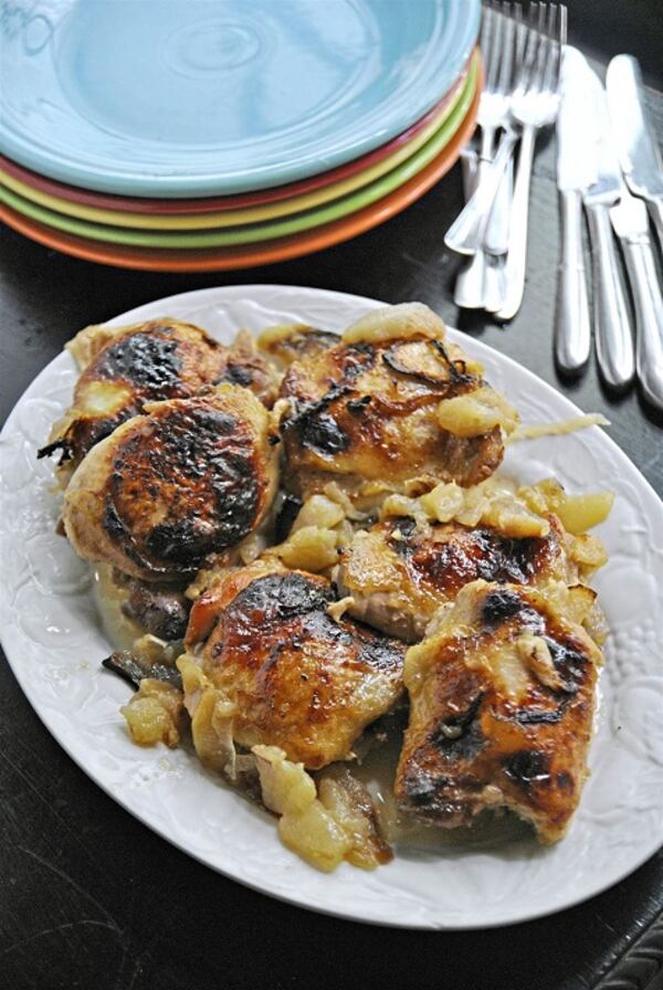 Maple Ginger Chicken Thighs. (Gretchen McKay/Pittsburgh Post-Gazette/TNS)