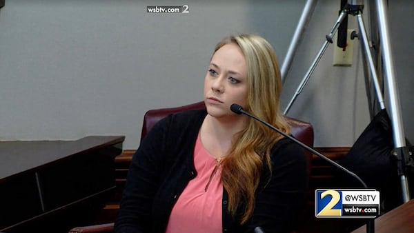 Leanna Taylor, who divorced Harris earlier this year, will testify that while her ex may not have been the best husband, he was a loving and attentive father. (Credit:  via Channel 2 Action News live video)