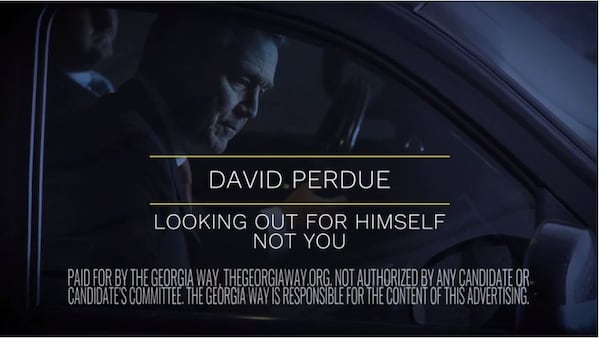 The Senate Majority PAC, controlled by the Democrats, has funded attack ads like this one, paid for through an affiliated PAC, The Georgia Way.