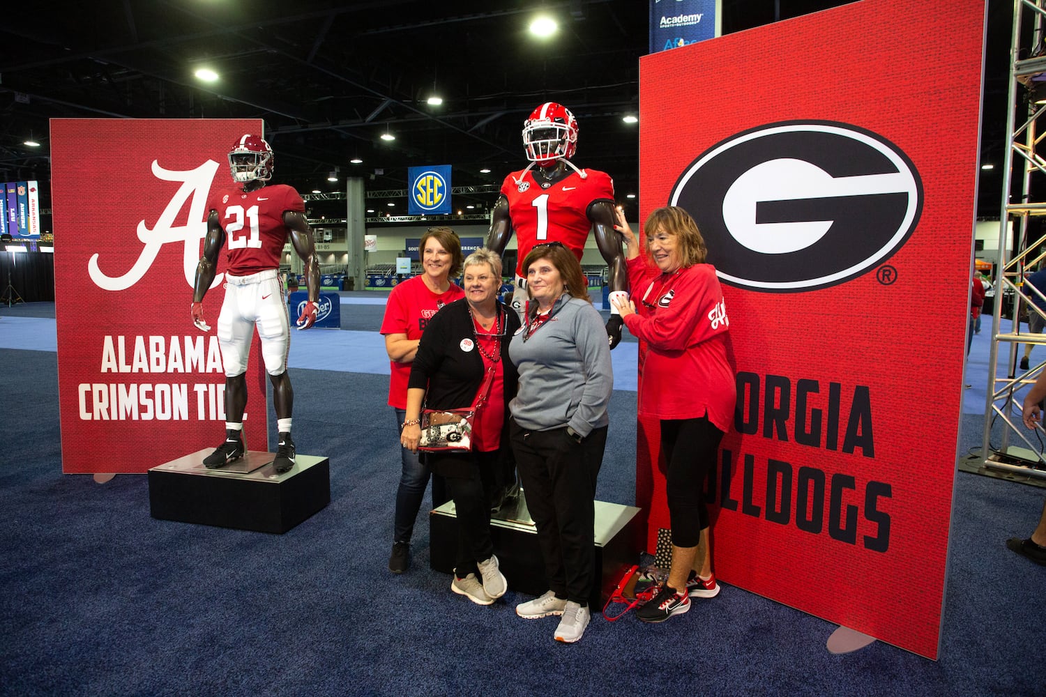 Scene photos for Saturday's SEC championship