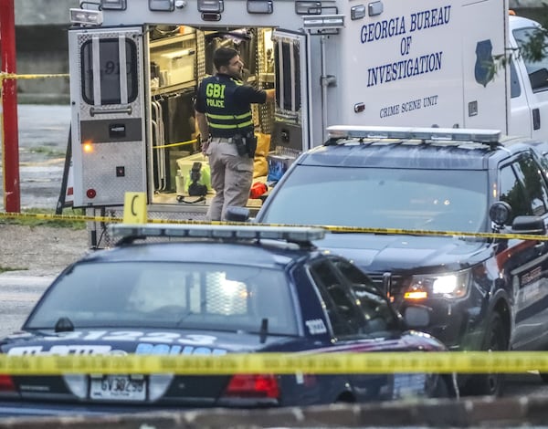 June 29, 2018 Atlanta: The GBI is investigating an officer-involved shooting in downtown Atlanta one of three shootings on Forsyth Street early Friday, June 29, 2018.  