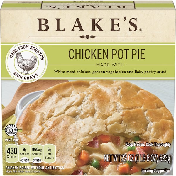 New England-based Blake’s Foods offers a wide range of frozen meals prepared with all-natural or organic ingredients.