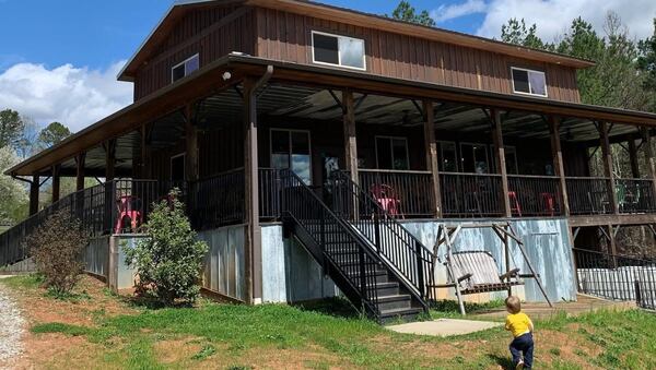 The main building at Sweet Acre Farms was built by Matthew and Lindsey Vrahiotes and their family members.