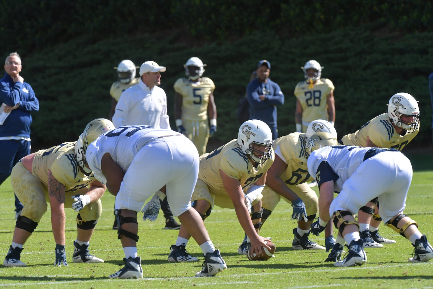 Photos: Georgia Tech puts on the pads at spring practice