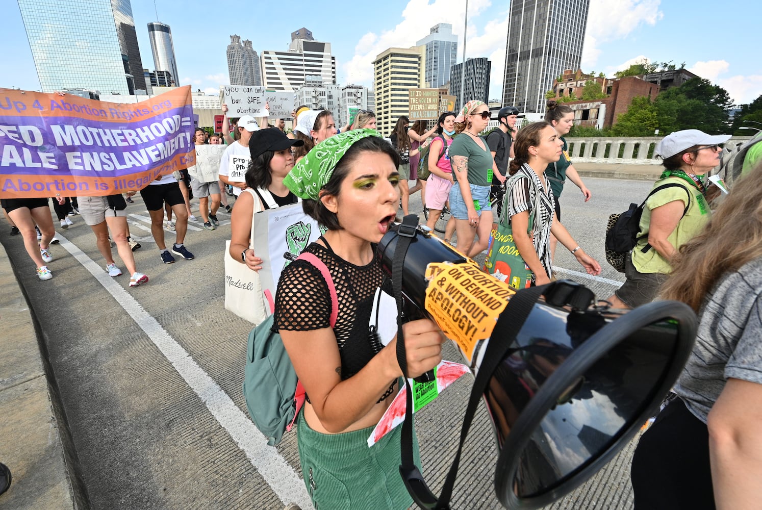 Protest the Supreme Court's decision to overturn Roe v. Wade