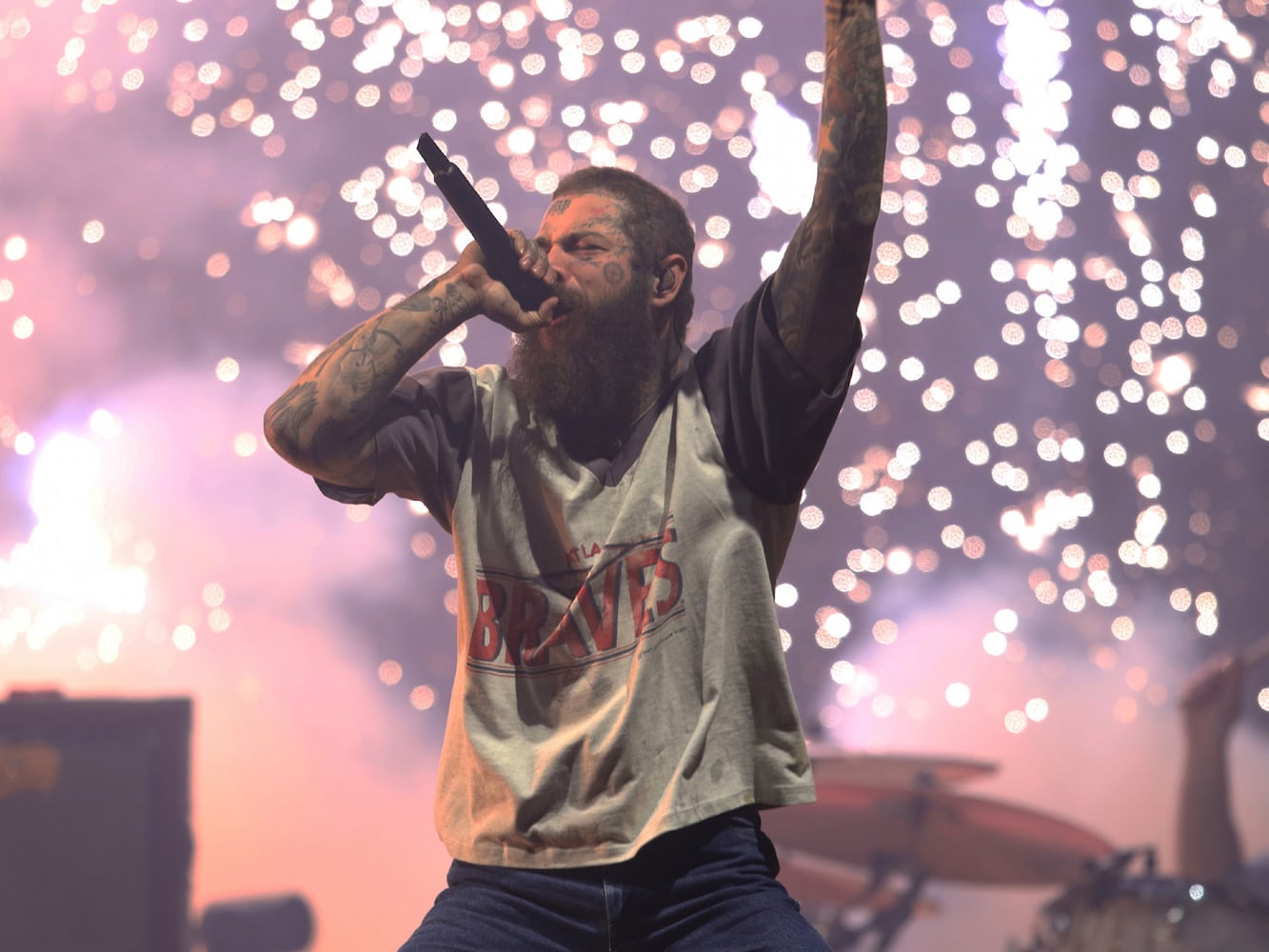 Post Malone brought his sold out F-1 Trillion Tour To Lakewood Amphitheatre on Friday, October 11, 2024. Muscadine Bloodline and Dan Spencer opened the show.
Robb Cohen for the Atlanta Journal-Constitution