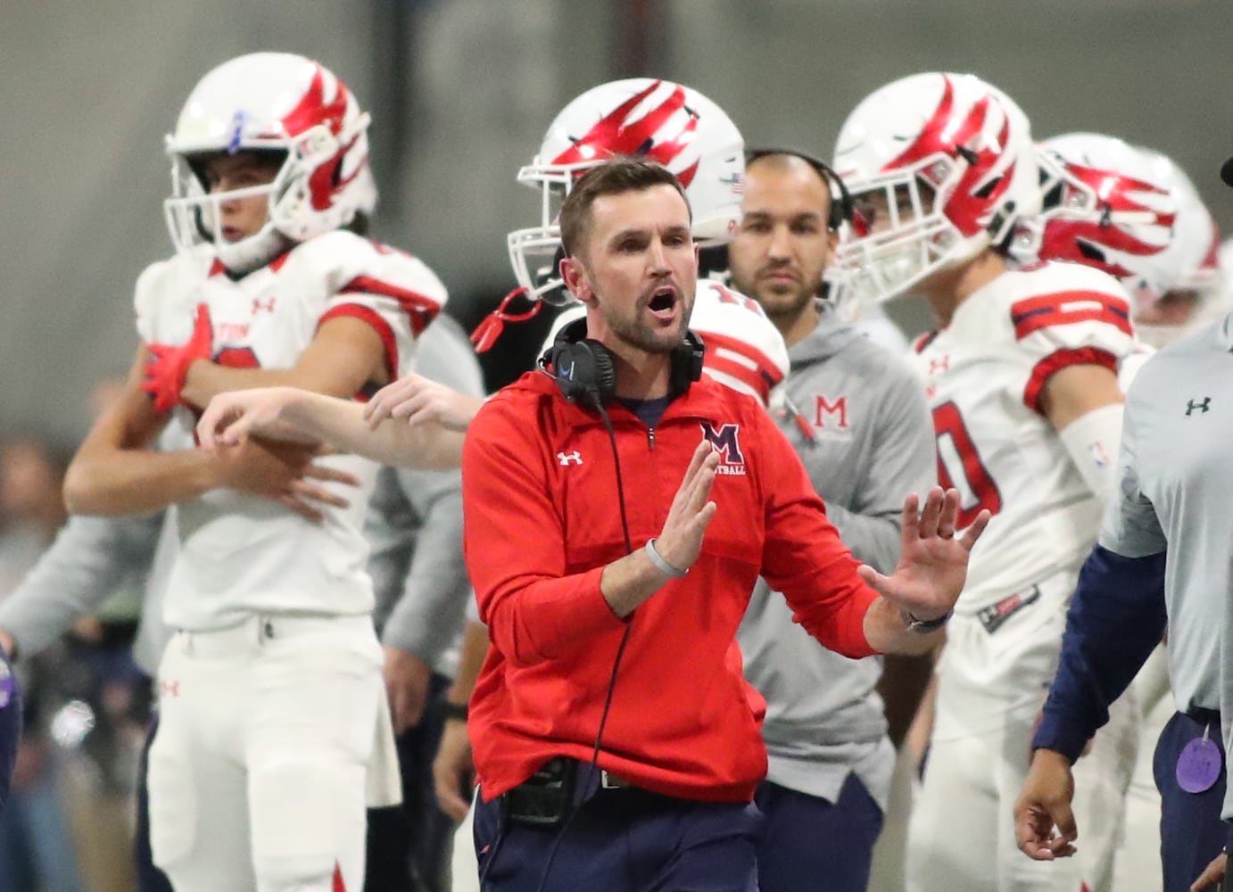 Photos: Day 2 of HS state title games at Mercedes-Benz Stadium