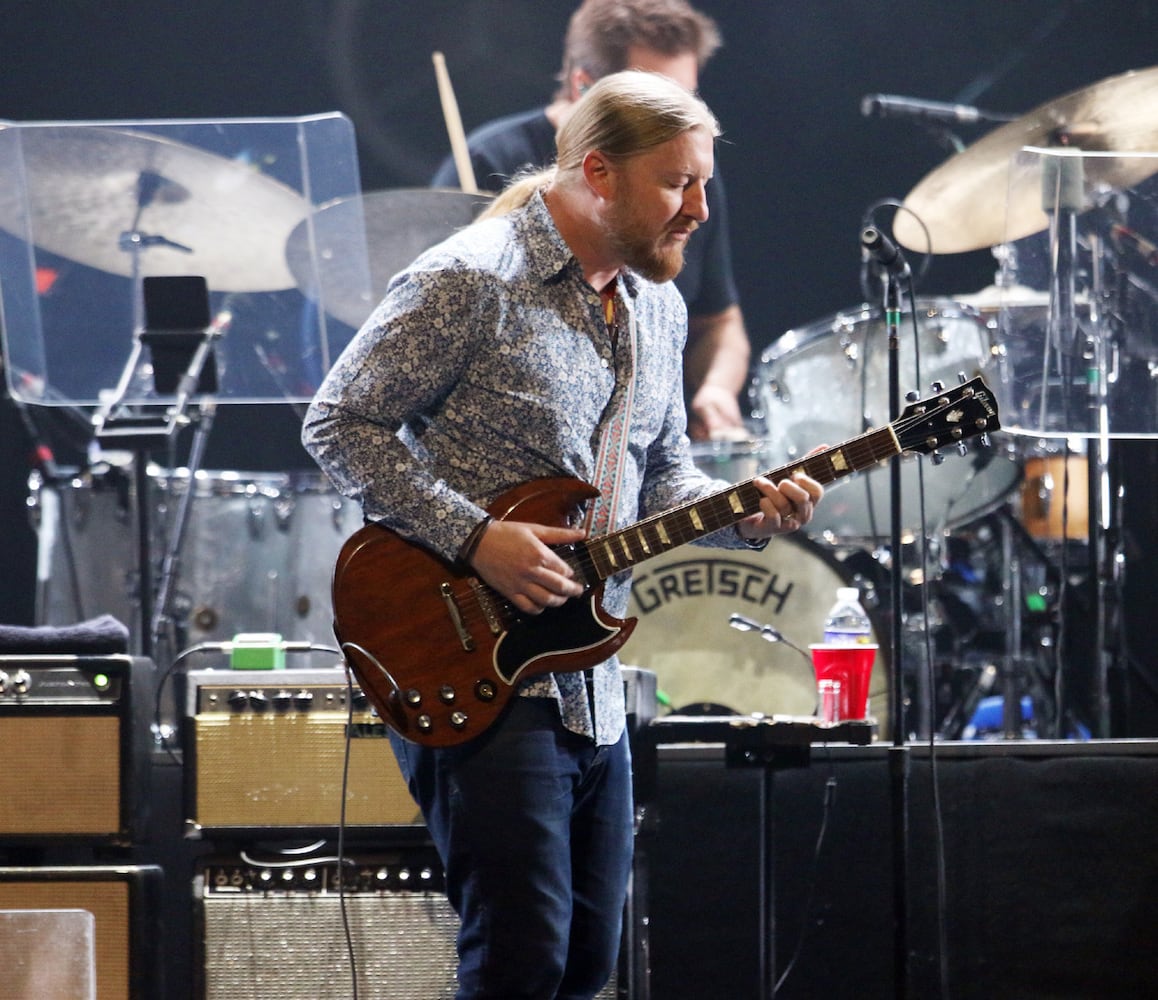 -- Derek Trucks
The Eagles brought their Long Goodbye Final Tour to sold out State Farm Arena on Thursday, November 2, 2023. The Tedeschi Trucks Band opened the concert.
Robb Cohen for the Atlanta Journal-Constitution