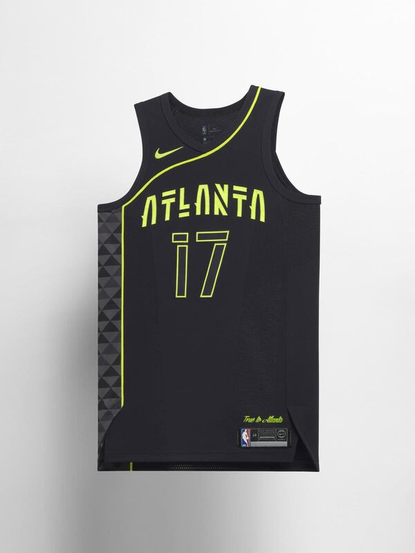 Nike City Edition uniform for Atlanta Hawks.