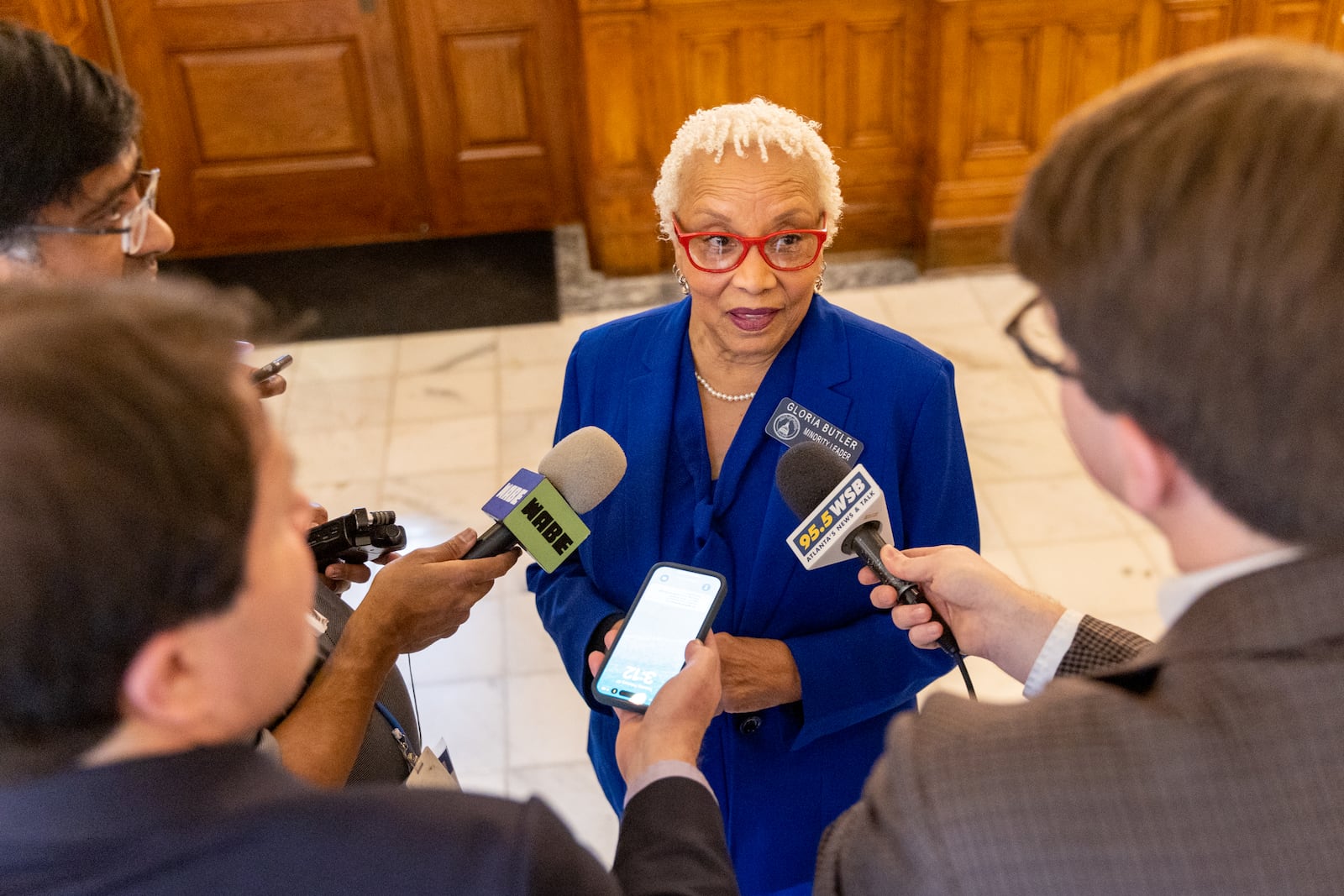 State Senate Minority Leader Gloria Butler, D-Stone Mountain, is a supporter of Sen. Elena Parent, D-Atlanta.