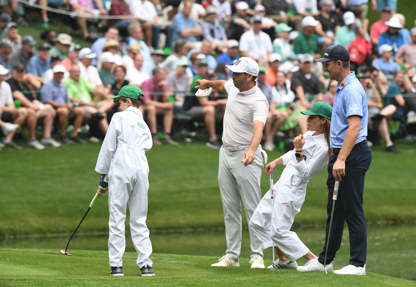 Practice round for the Masters