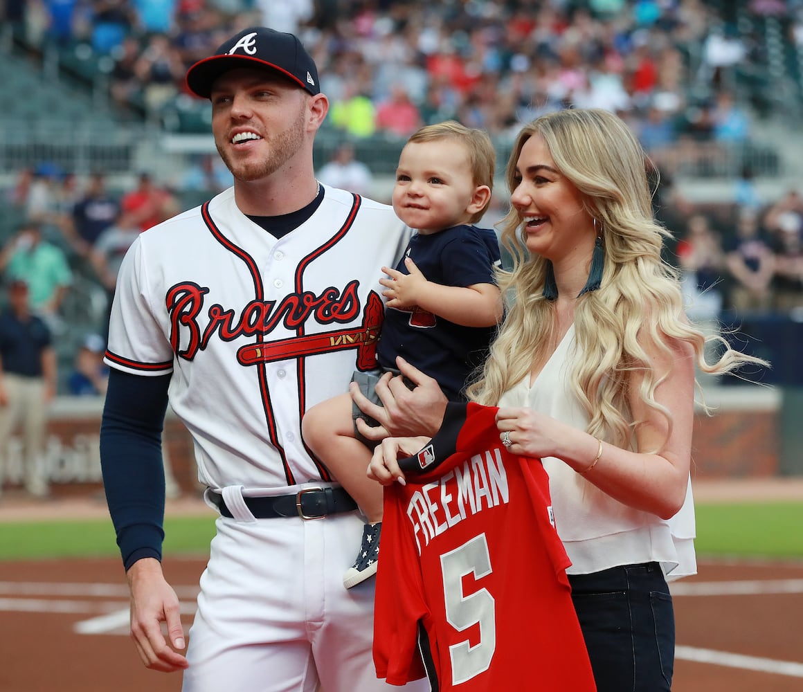 Photos: Braves’ All-Stars come home