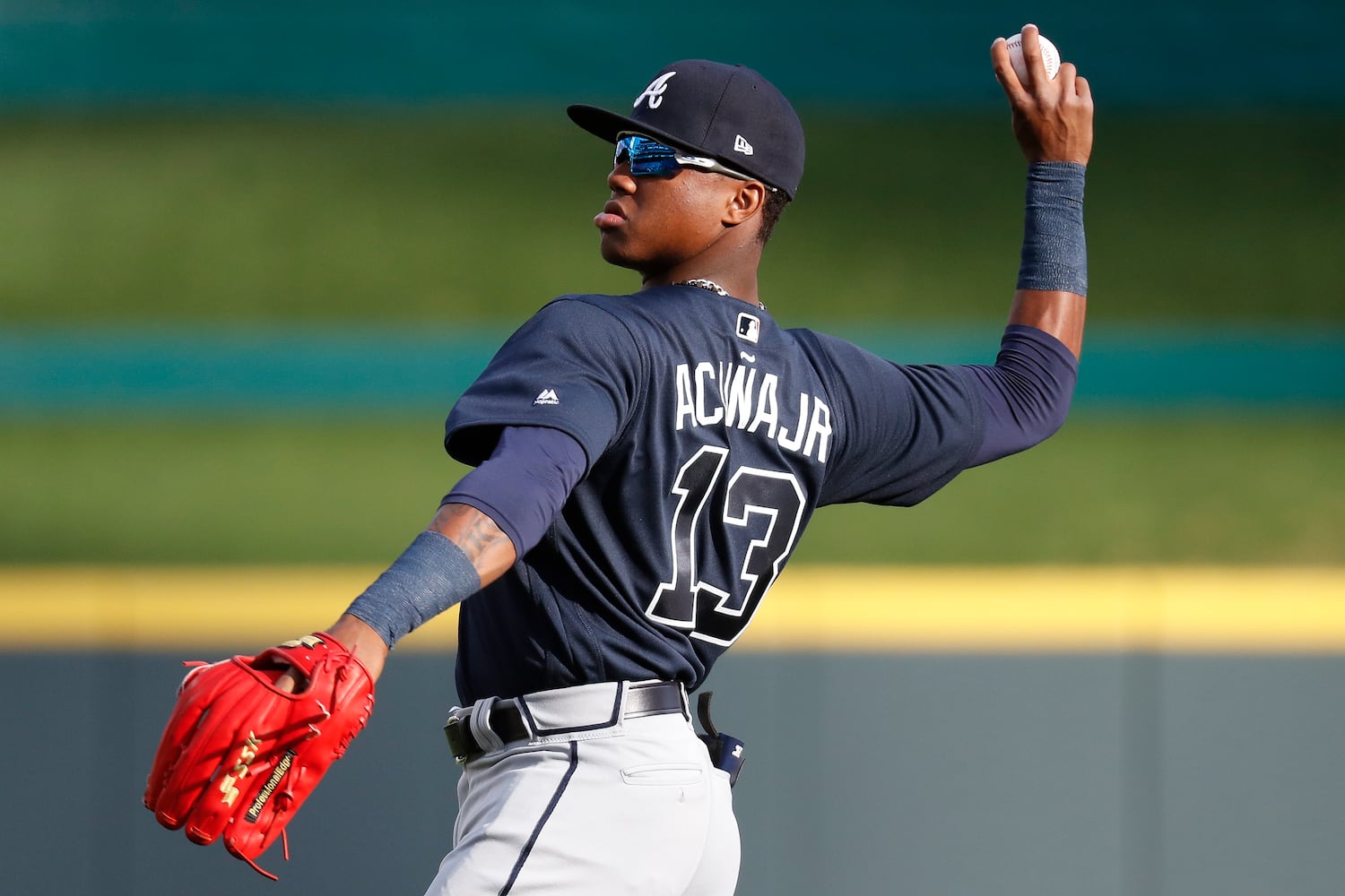 Photos: Ronald Acuna makes debut with Braves