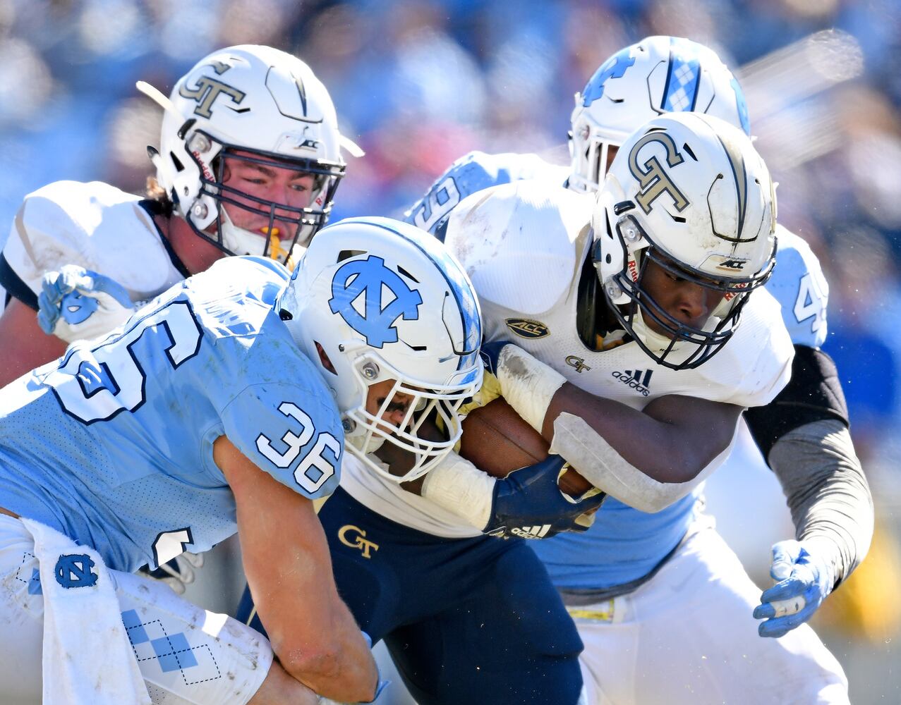 Photos: Jackets travel to play Tar Heels