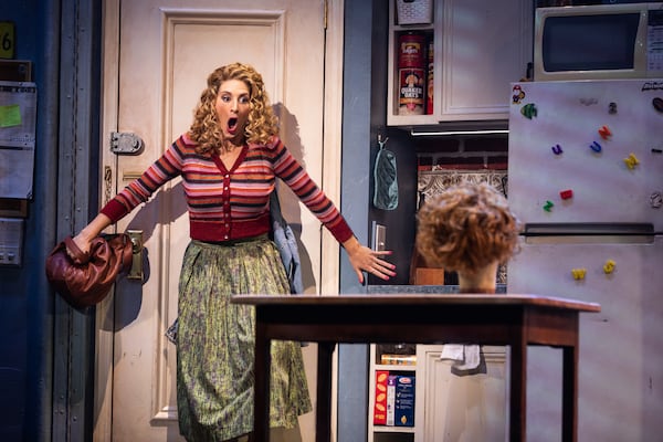 Peyton Riley as Sandy in “Tootsie,” a Broadway in Atlanta presentation at the Fox Theatre (Photo by Evan Zimmerman/MurphyMade)