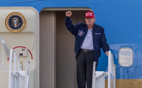 President Donald Trump is cutting deeply into the federal workforce. (Pedro Portal/Miami Herald via AP)