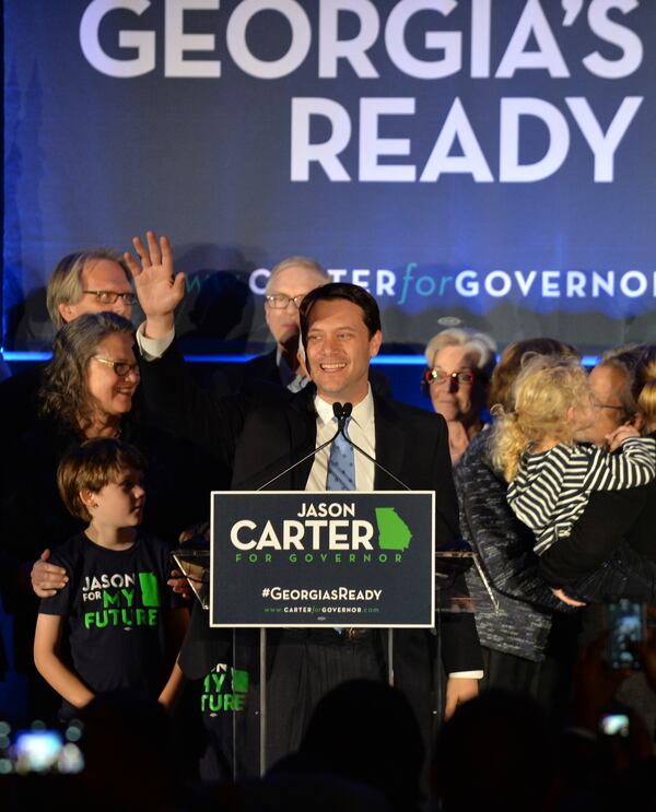 Jason Carter Jason Carter BRANT SANDERLIN / BSANDERLIN@AJC.COM