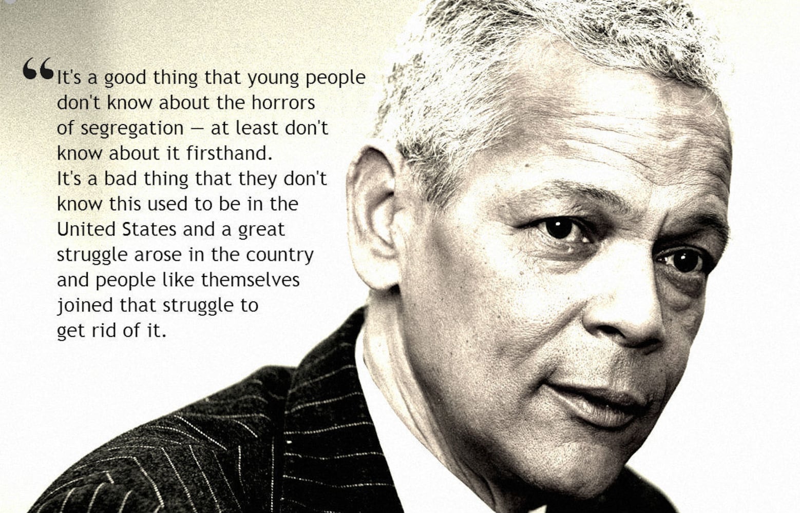 Julian Bond on segregation