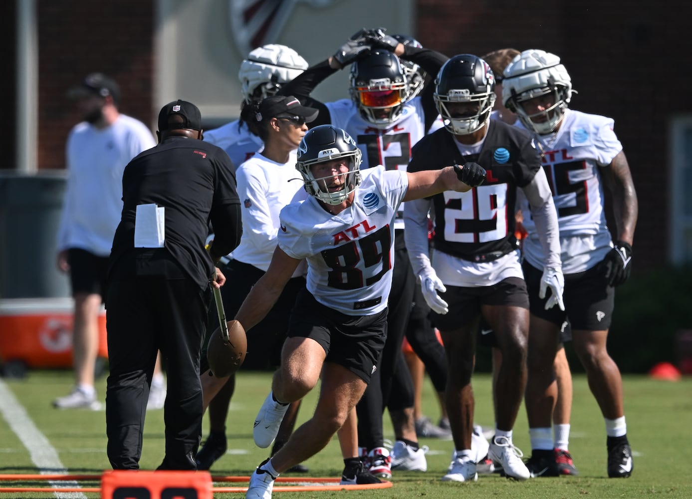 Frist day of Falcons training camp