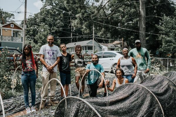 WeGrow Community in East Point provides free, organic produce to residents, and helps neighbors convert lawns into food-growing spaces. CONTRIBUTED BY CALEB JONES