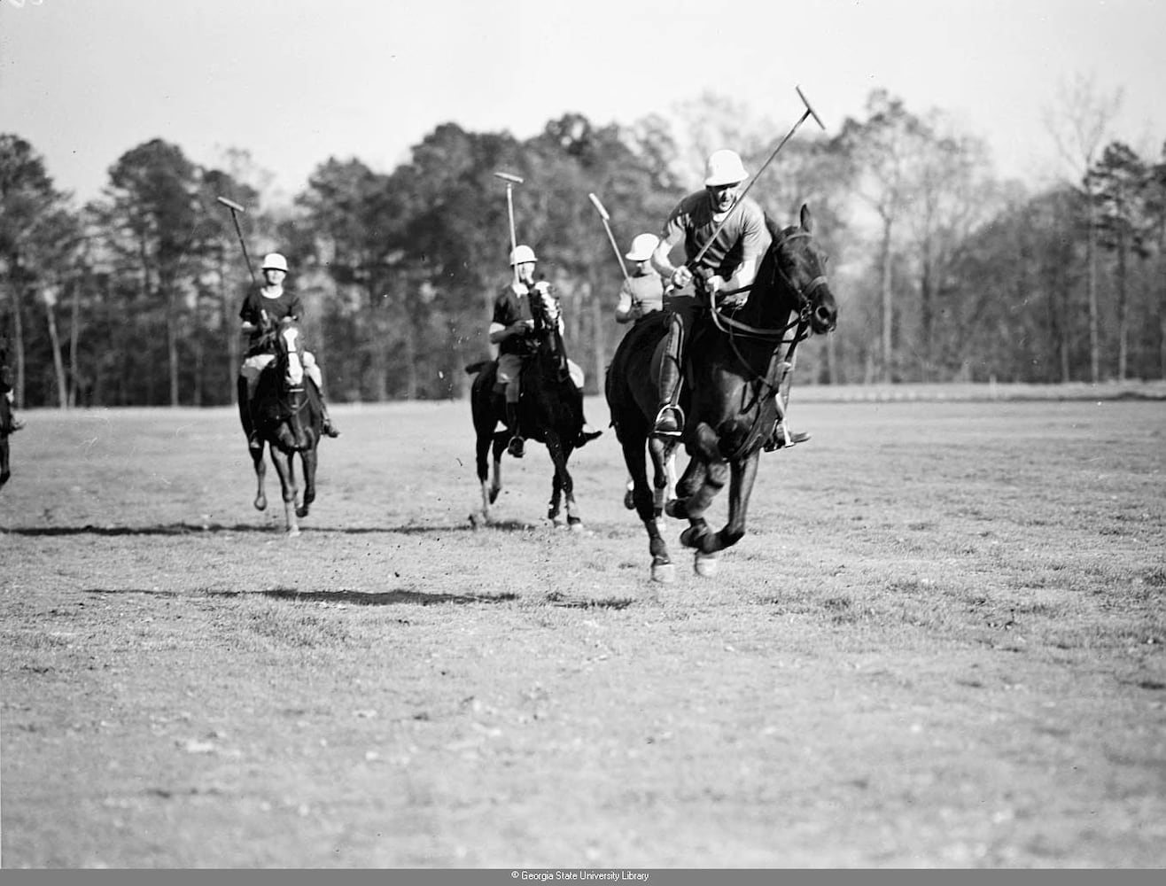 Polo on the parade ground