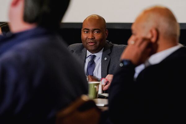 Democratic National Committee Chair Jaime Harrison said his party was “looking for a turnkey operation” to host its 2024 nominating convention. “I’m confident that Chicago will deliver that with a successful convention and a memorable experience for our delegates, our guests and members of the media,” Harrison said Wednesday. (Shuran Huang/The New York Times)