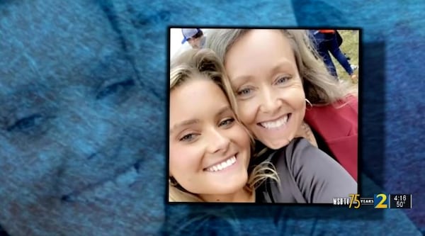 University of Georgia senior Liza Burke (left) with her mother, Laura McKeithen.