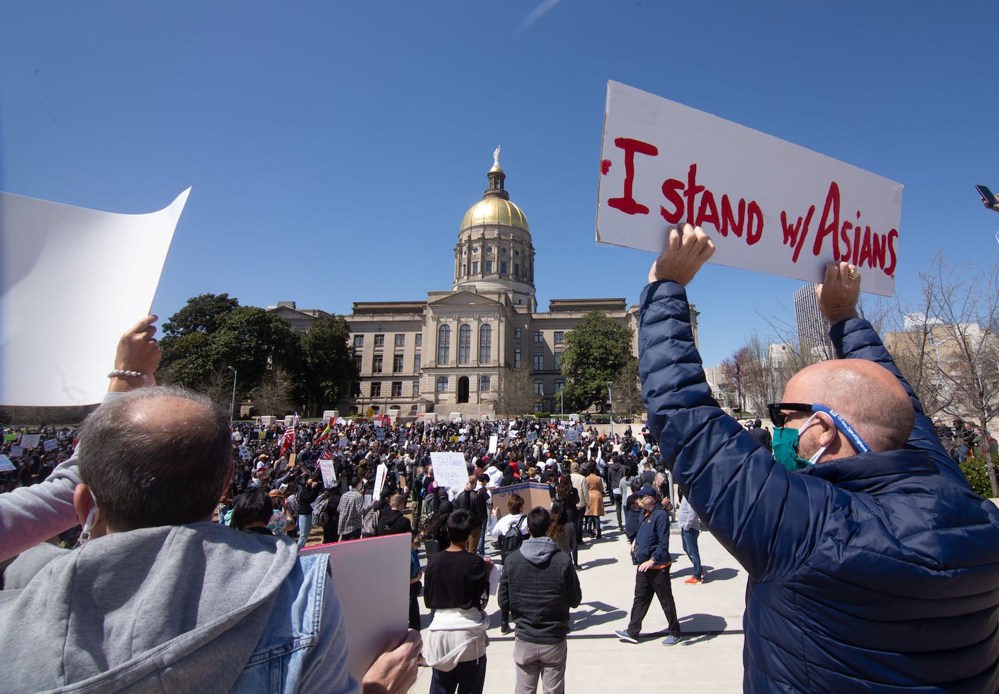 unity rally at the Liberty Plaza