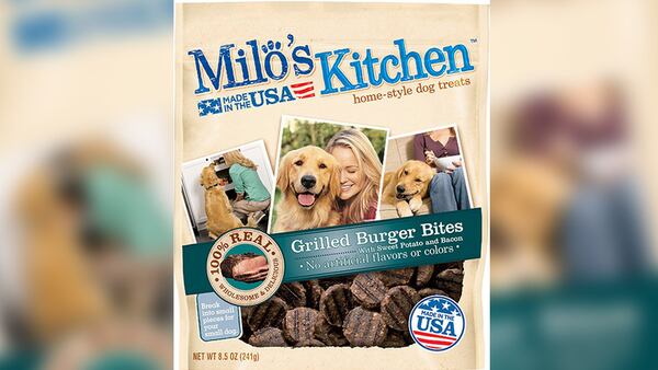 The J.M. Smucker Company announced a limited, voluntary recall of two kinds of Milo’s Kitchen dog treats because of potentially elevated levels of beef thyroid hormone.