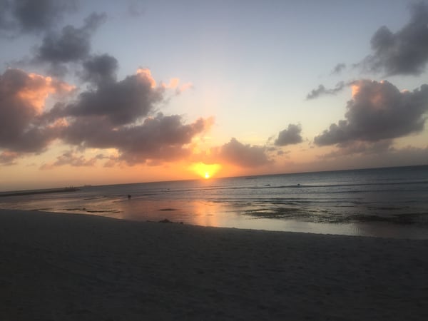 Marilyn Bartlett shared a photo of what she called a "beautiful sunset in Aruba."