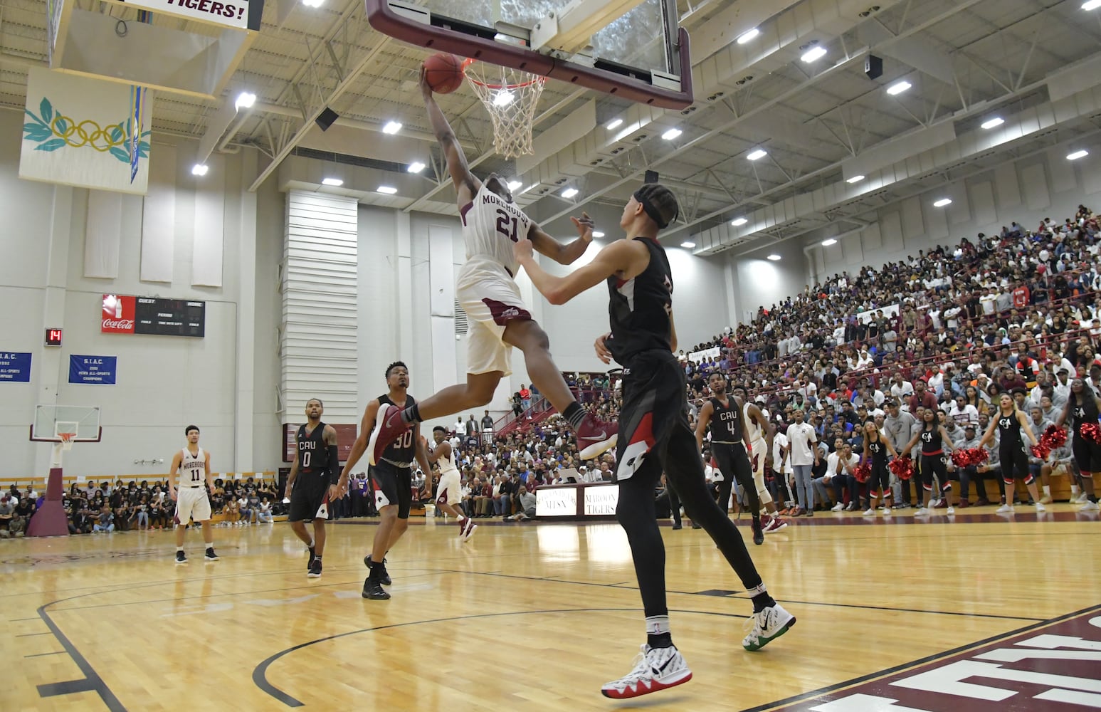 Photos: Atlanta rivals Clark and Morehouse battle in basketball