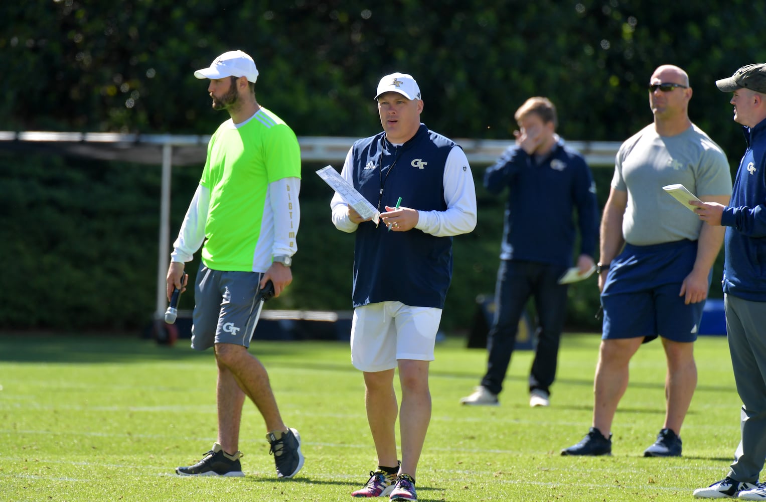 Photos: Georgia Tech puts on the pads at spring practice