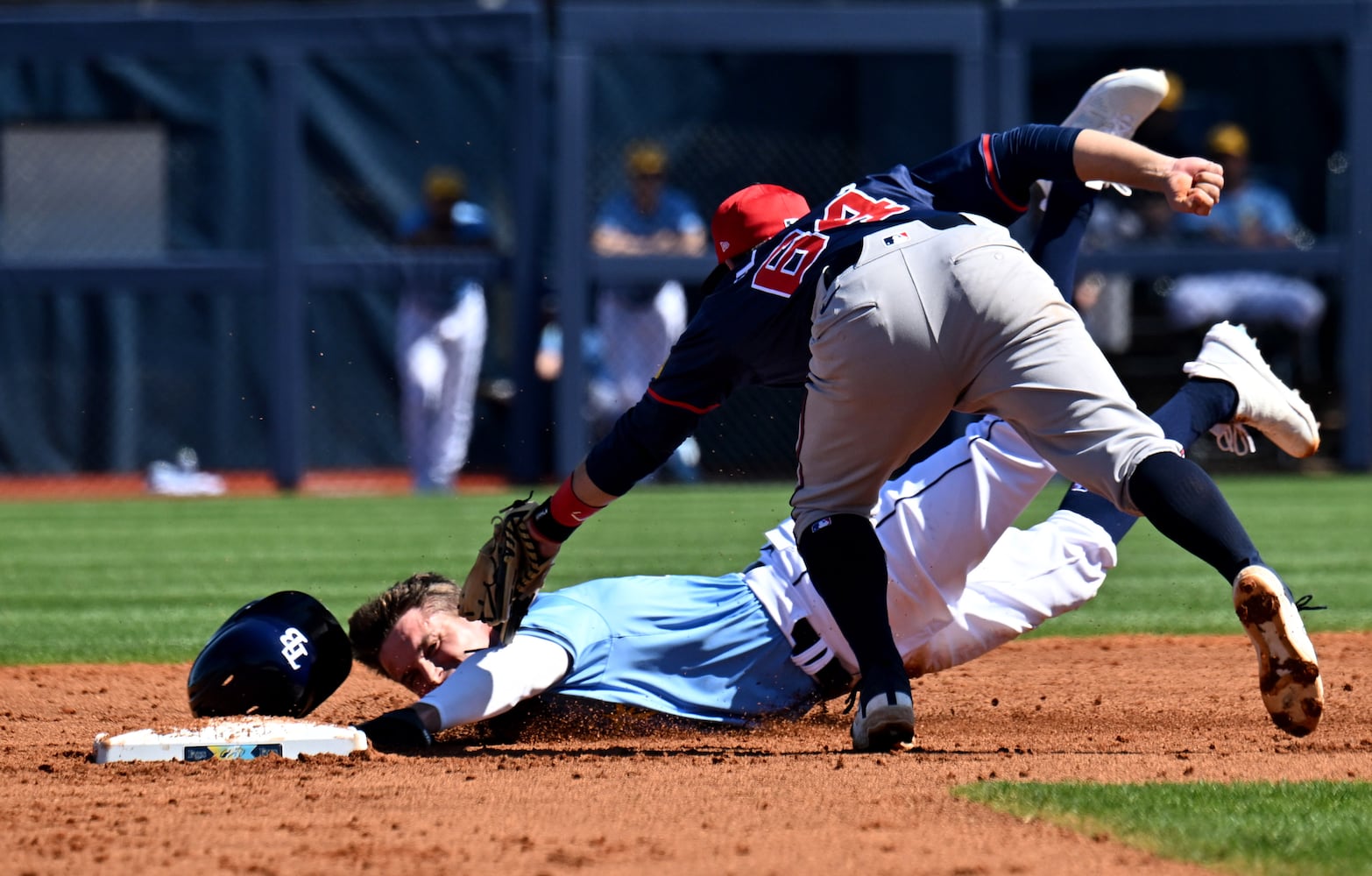 Braves vs Rays Spring Training game 