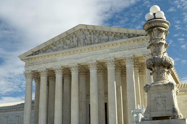 FILE - This is a Jan. 27, 2020 file photo of The Supreme Court in Washington. (AP Photo/Mark Tenally)