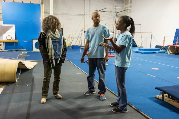 Pictured: Gabby Douglas, Gavilan, Shadae Photo: Mark Hill/CBS ©2017 CBS Broadcasting, Inc. All Rights Reserved