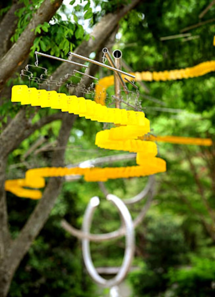 Sculptures in motion at Atlanta Botanical Garden