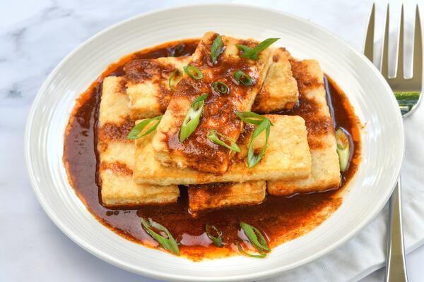 Spicy Fried Tofu. (Chris Hunt for The Atlanta Journal-Constitution)