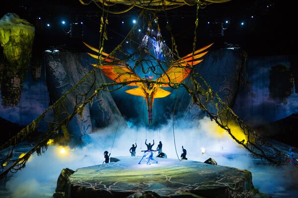 Cirque du Soleil's new show "Toruk" is based on the storyline from the James Cameron movie "Avatar."